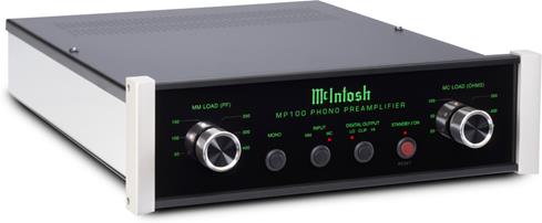 The McIntosh MP100 offers fine control over load matching so you can get the best possible sound out of your record collection.