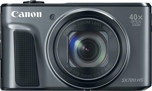 The Canon PowerShot SX720 HS packs 40X optical zoom into a compact body.