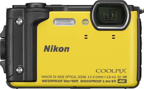 The rugged Nikon Coolpix W300 takes sharp photos and Ultra HD videos.