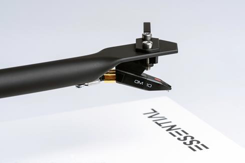 The pre-mounted cartridge on the Pro-Ject Essential III