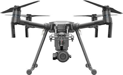 The DJI Matrice 200 has a durable, weather-resistant chassis designed for heavy commercial use.