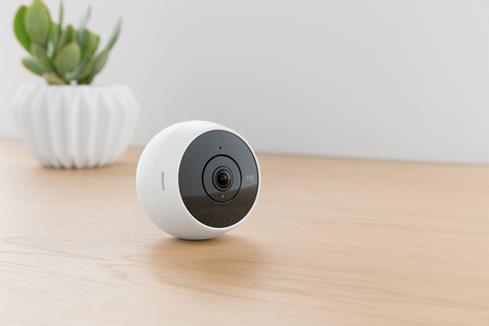 Logitech Circle 2 Wireless Camera on table