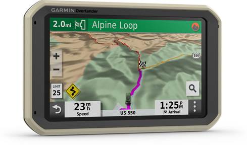 Garmin Overlander portable GPS navigator