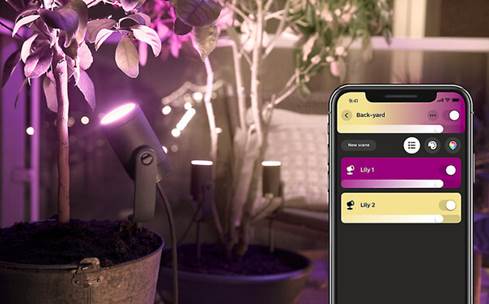 Philips Hue Lily Outdoor Spotlight Base Kit (3-pack)
