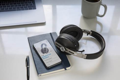 Sennheiser Momentum 3 headphones with phone app