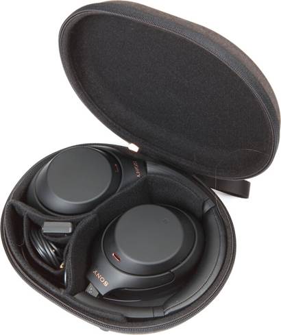 Sony WH-1000XM4 headphones in case