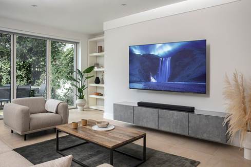 Sony HT-A5000 powered 5.1.2 sound bar system with Bluetooth, Apple AirPlay 2, Dolby Atmos, and DTS:X
