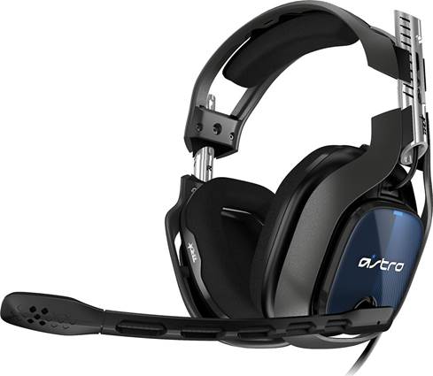 Astro A40 TR professional wired gaming headset with MixAmp for PS4, PS5, PC, and Mac