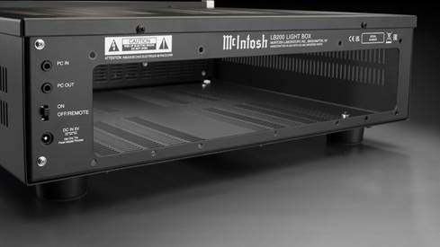 McIntosh LB200 LED-backlit light box for McIntosh audio systems at