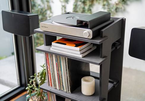 Victrola Carbon Stream with Sonos speakers