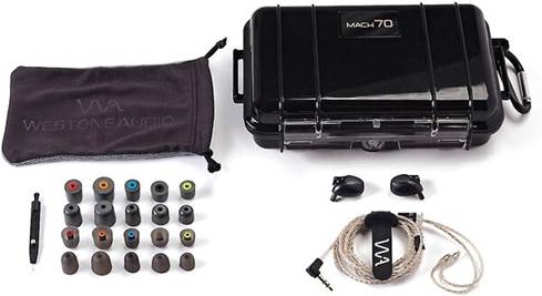 Westone Audio MACH 70 Wired in-ear monitors (seven drivers per