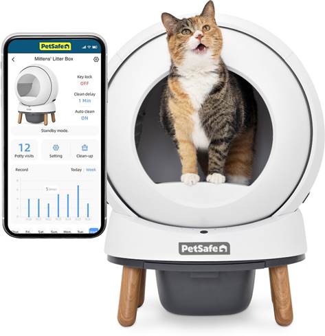 PetSafe SmartSpin self-cleaning litter box