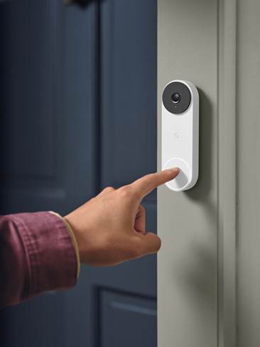 Google Nest Doorbell (Wired, 3rd Gen) (Snow) Hardwired video