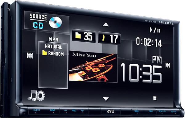 JVC Arsenal KW-ADV793 DVD receiver at Crutchfield