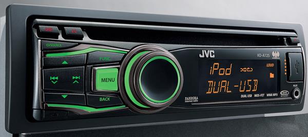 JVC Arsenal KD-A725 CD receiver at Crutchfield