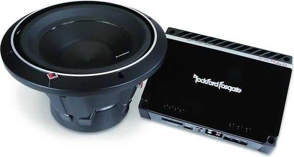 Rockford Fosgate Punch subwoofer and amplifier
