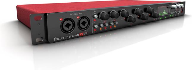 Focusrite Scarlett 18i20 USB 2.0 recording interface at