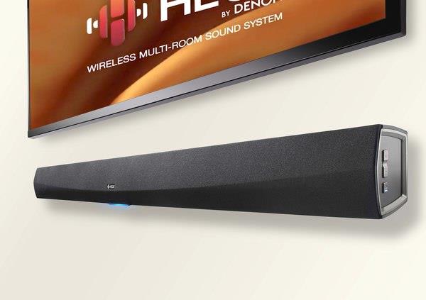 dialect Woord Minimaliseren Denon HEOS HomeCinema Powered sound bar and wireless subwoofer for HEOS  music systems at Crutchfield