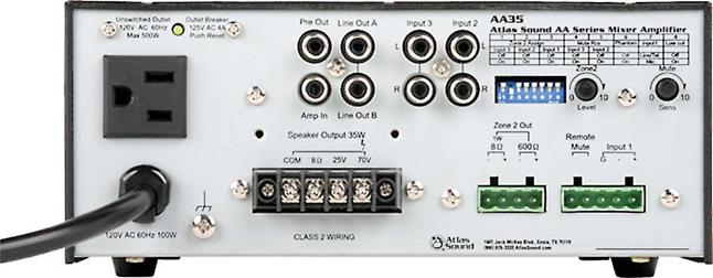 Audio-Technica AT-MX351a 5-Channel Automatic Mixer AT-MX351A B&H