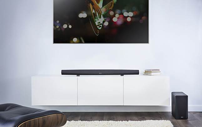 Denon HEOS HomeCinema HS2 sound bar and wireless sub