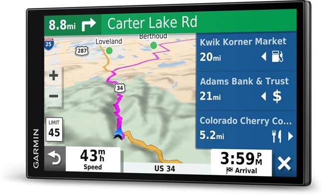 Garmin DriveSmart 65 & Traffic portable GPS navigator