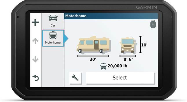 Garmin RV 785 & Traffic portable GPS navigator