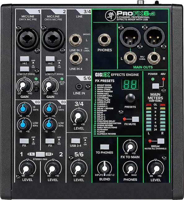 Mackie ProFX6v3