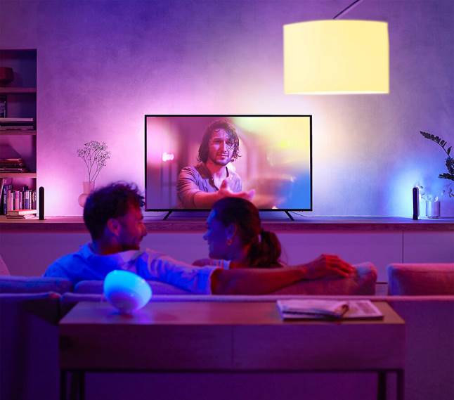 Bundle: Hue sync box + Play gradient lightstrip (75 TVs) + Bridge