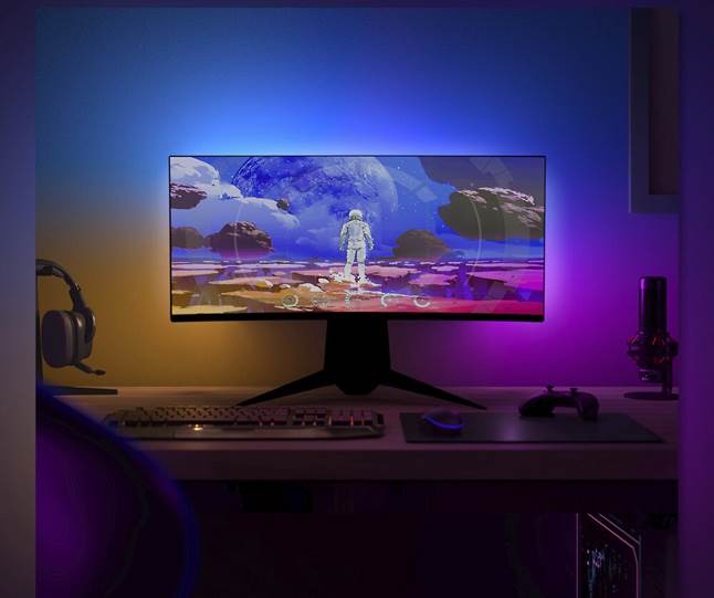 Philips Hue Play Gradient PC Lightstrip Colorful ambient backlight for