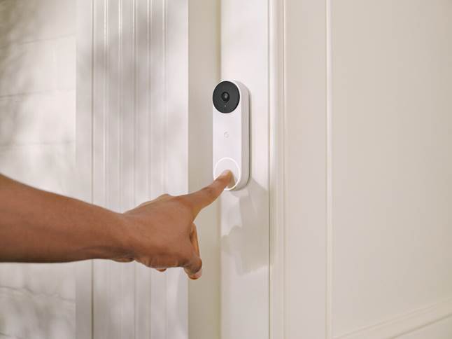 Google Nest 2nd- gen wired doorbell is slim enough to fit on trim