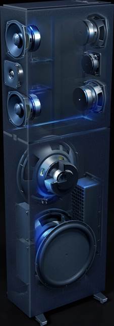 Definitive Technology Dymension DM80 X-ray view