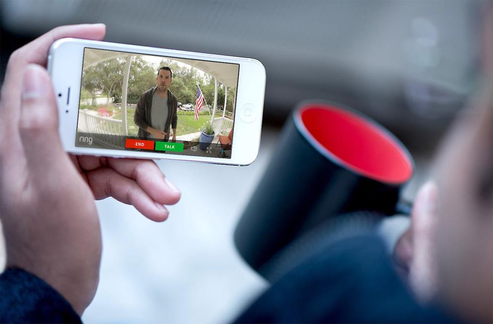 Ring Video Doorbell Pro allows you to answer the doorbell from a mobile app.