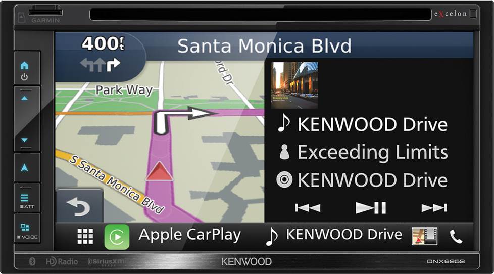 Navegador de navegação / DVD DNX695S da Kenwood