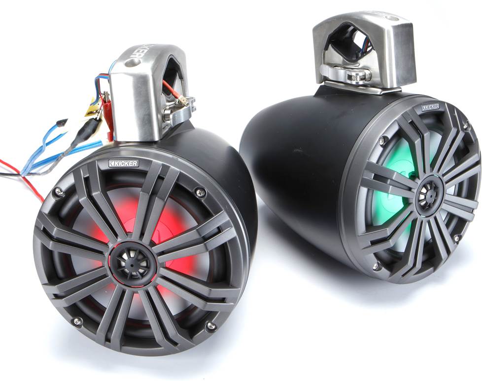 Kicker 45KMTC8 marine wakeboard tower speakers