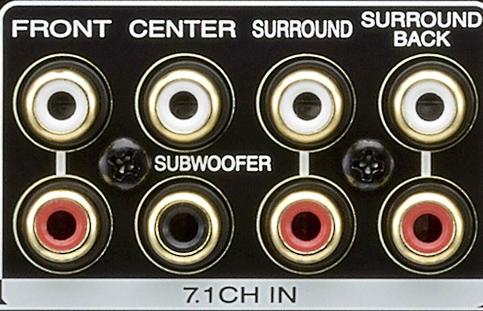 Multichannel RCA input