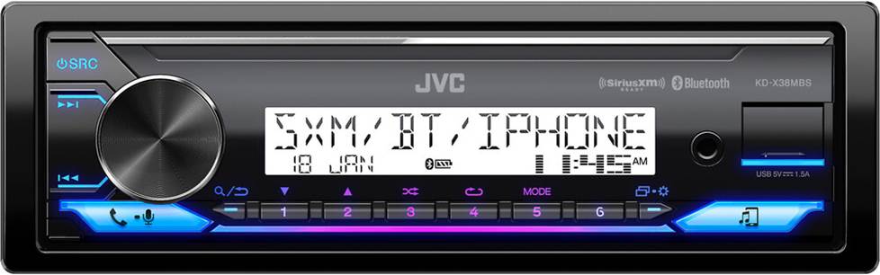 JVC KD-X38MBS digital media receiver