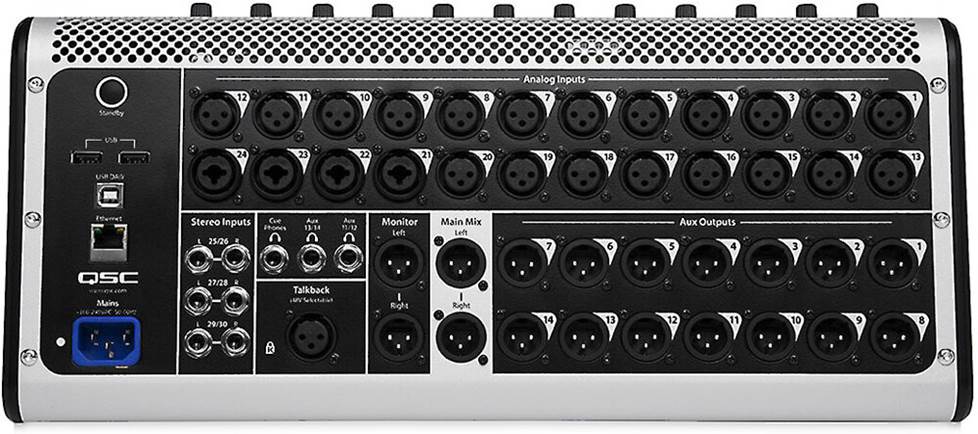 QSC TouchMix®-30 Pro 30-channel digital mixer at Crutchfield