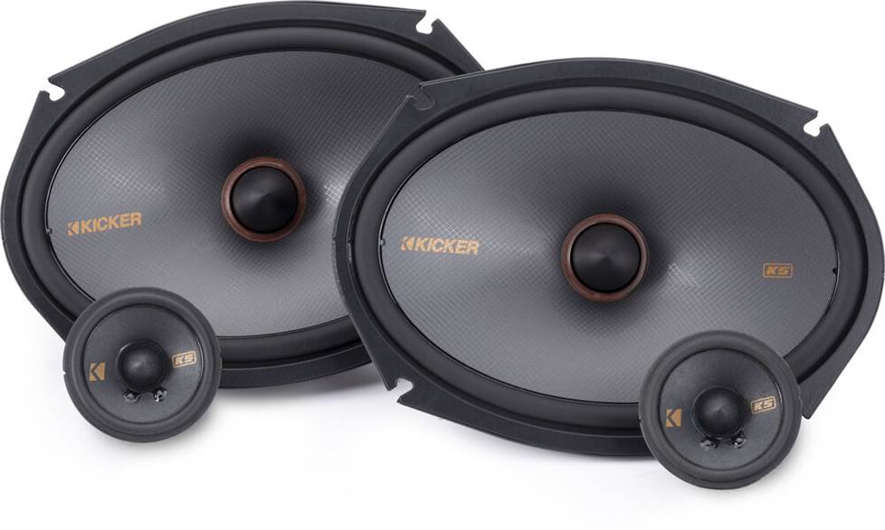 Kicker KS Series 51KSS269 6x9 2-way component speaker system
