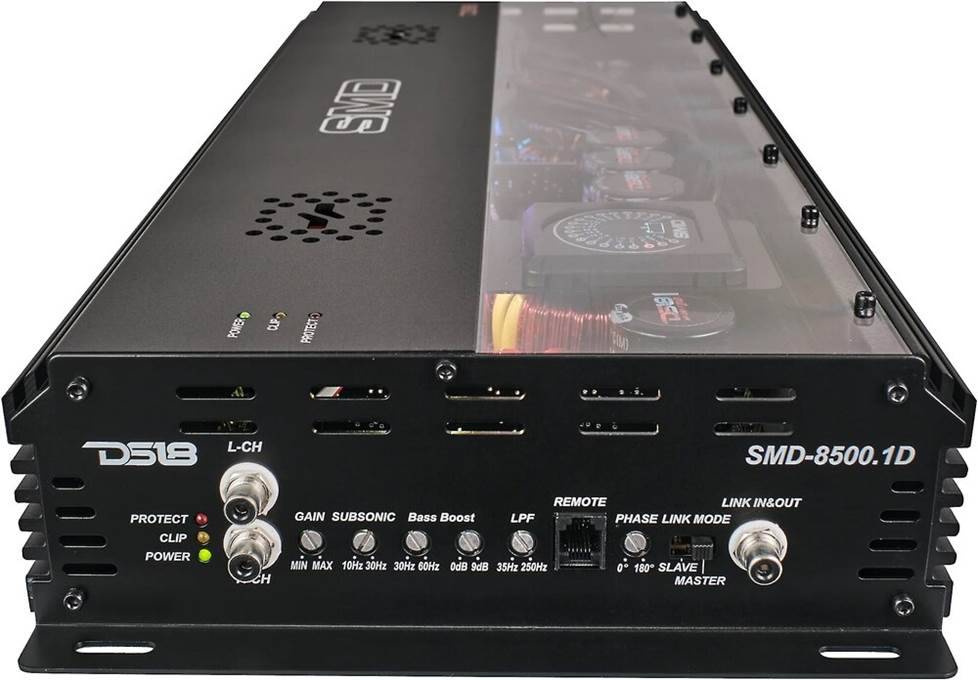 DS18 SMD-8500.1D Steve Meade Designs mono subwoofer amplifier