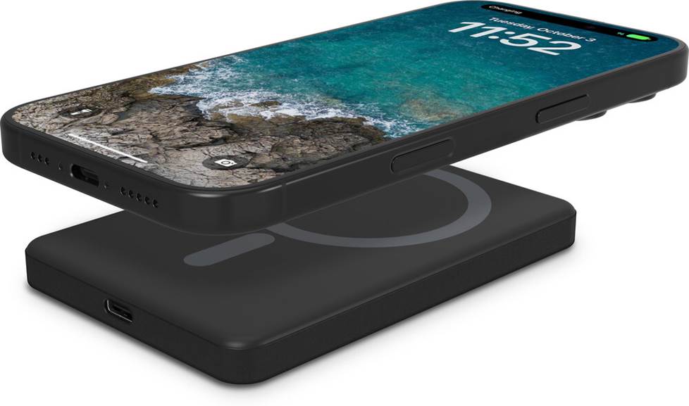 Nimble Champ Wireless (Black) Portable 5,000 mAh Qi2/MagSafe
