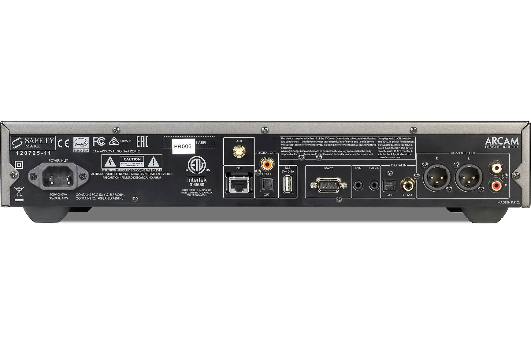 Arcam CDS50 背面