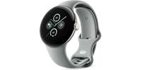 Google Pixel Watch (Champagne Gold case and Hazel Active