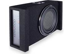 Kenwood Excelon P-XW1002B Shallow sealed enclosure with one 10" 4-ohm subwoofer
