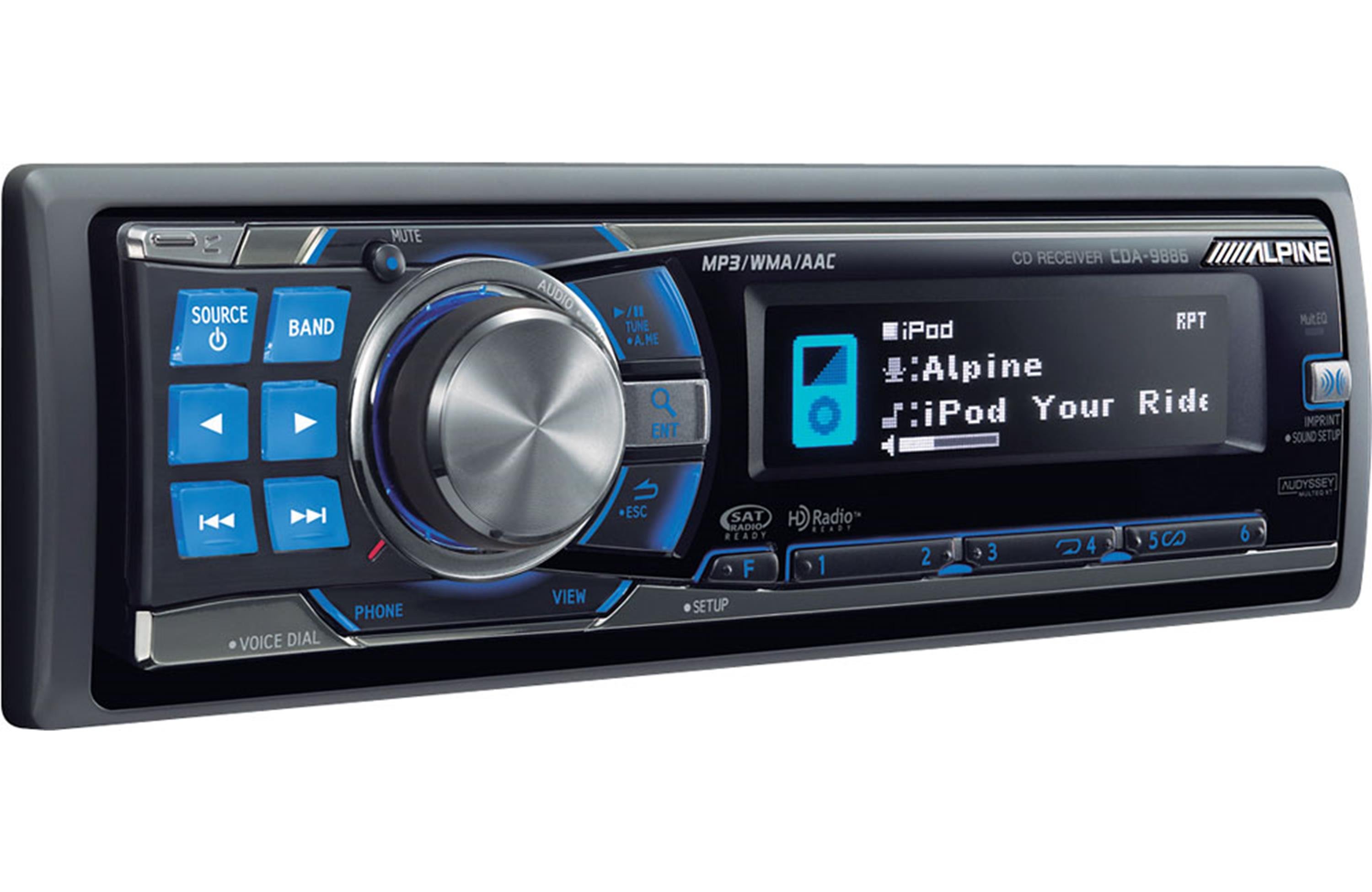 Alpine CDA-9886 Front Left