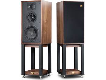 on a pair of Wharfedale speakers