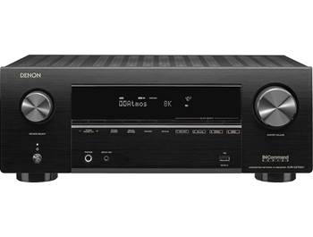 on a Denon AVR-X2700H 7.2-channel home theater receiver