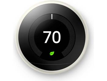 on a Google Nest Learning Thermostat