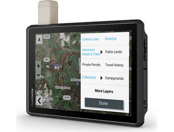 portable navigator with 8" screen for off-road use