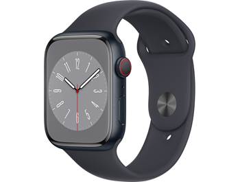 Apple Watch® Series 8 with GPS and Cellular (45mm) (Midnight