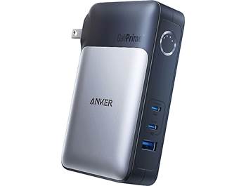 Anker 737 Power Bank 140-watt portable charger — two USB-C ports, one USB-A  port at Crutchfield